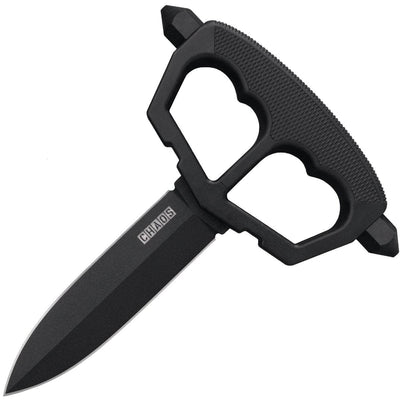 Cold Steel Chaos Push Knife, 5" Black SK5 Blade, D-Guard Handle - 80NT3