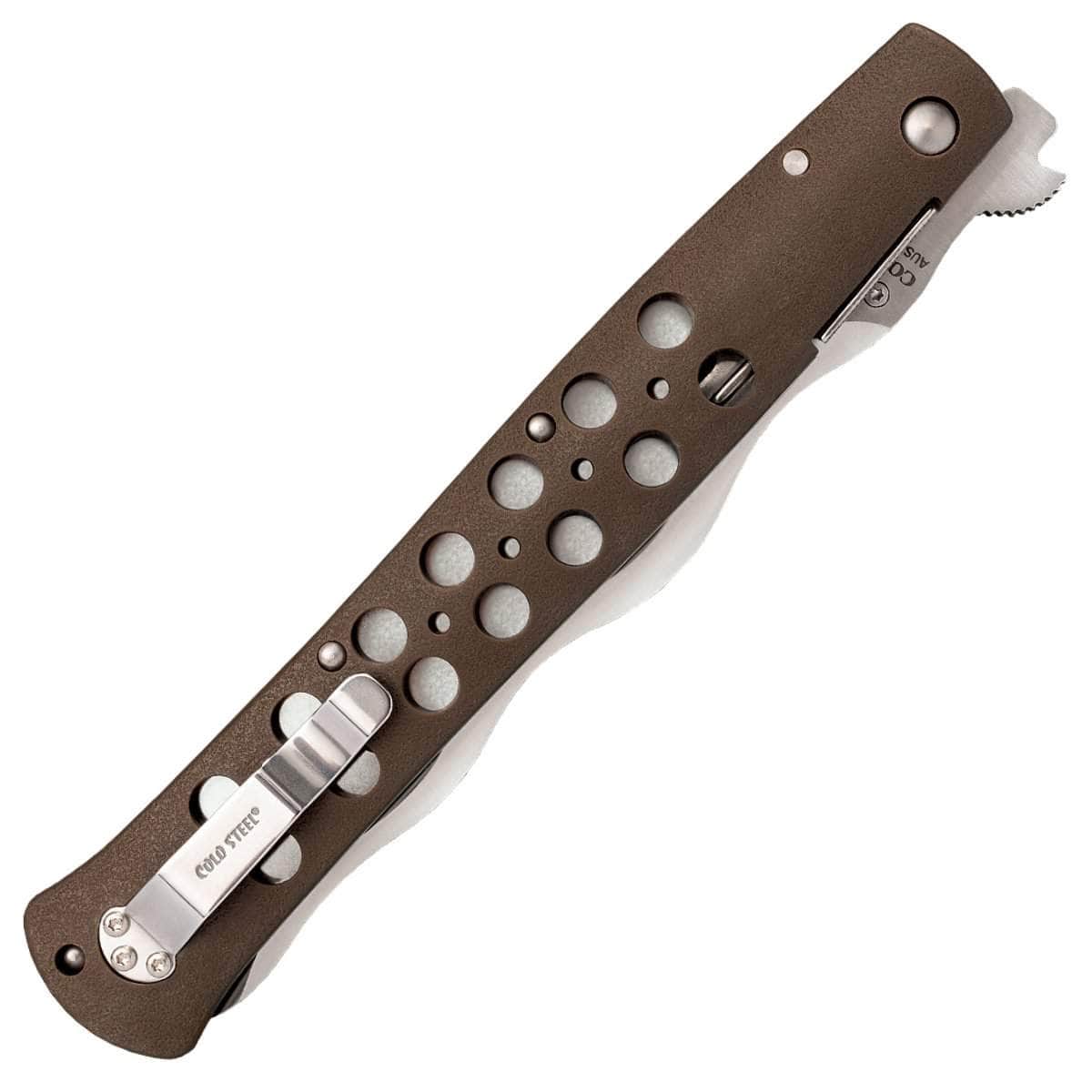 Cold Steel Ti-Lite Kris, 6" AUS10A Blade, Brown Zytel Handle - 26SXK6