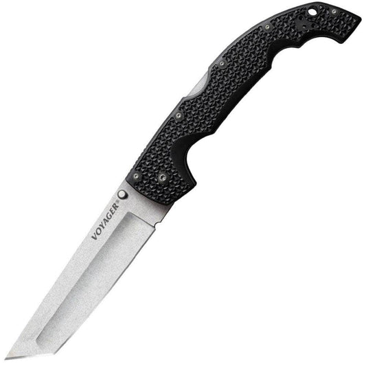 Cold Steel Voyager XL, 5.5" AUS10A Tanto Plain Blade, GFN Handle - 29AXT