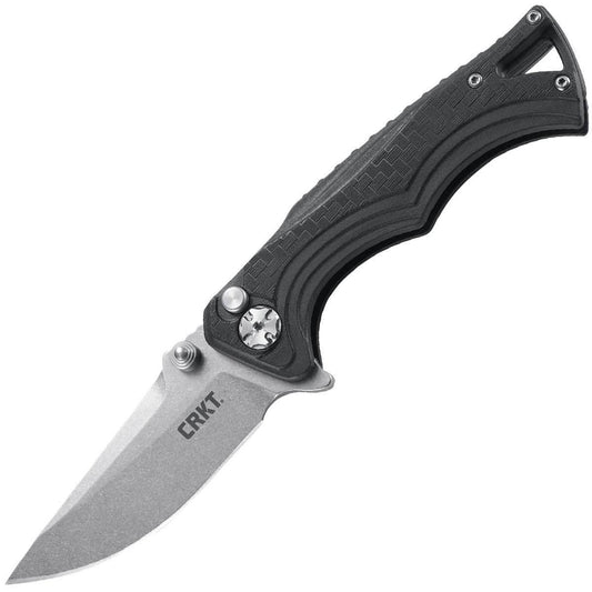 CRKT BT Fighter Compact, 2.86" Blade, GRN Handle - 5220