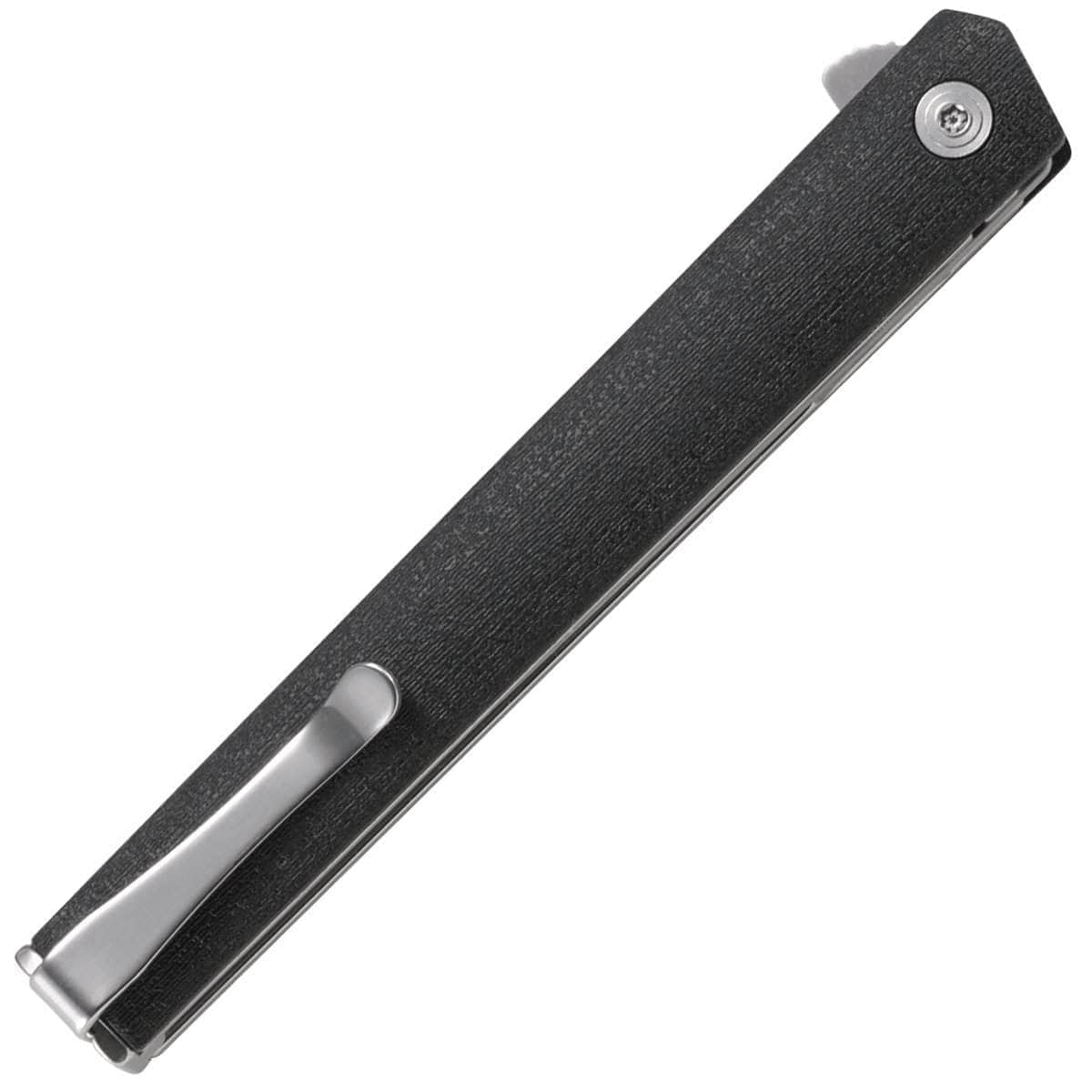 CRKT CEO Flipper, 3.35" AUS8 Blade, Black GRN Handle - 7097