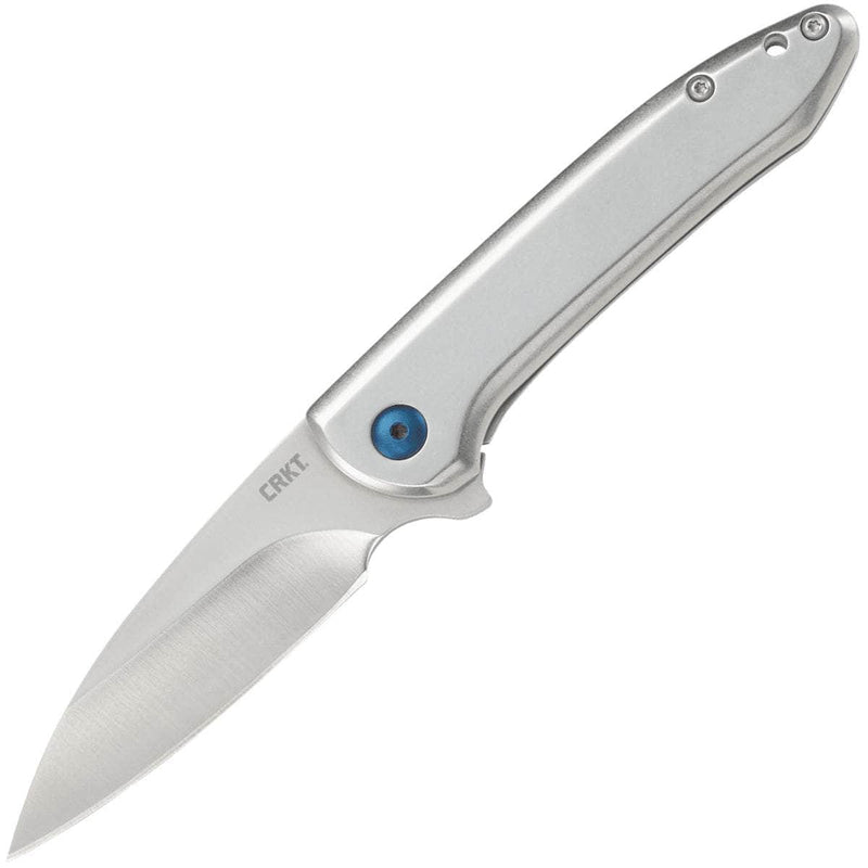 CRKT Delineation, 2.94" Satin Blade, Stainless Steel Handle - 5385