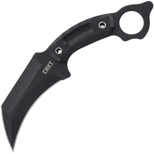 CRKT Du Hoc, 5.1" SK-5 Karambit Blade, Black G10 Handle, GRN Sheath - 2630