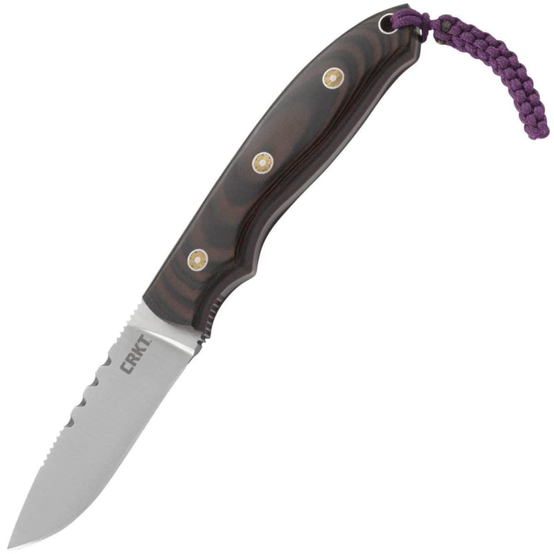 CRKT Hunt'N Fisch, 3.01" Blade, Multicolored G10 Handle, Sheath - 2861