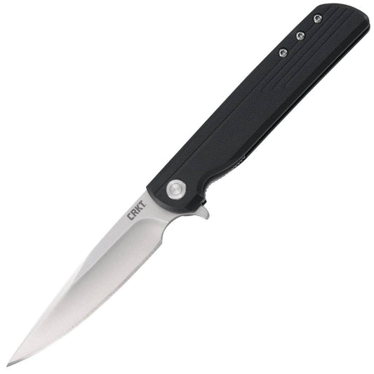 CRKT LCK+, 3.31" Assisted Blade, Black GRN Handle - 3801