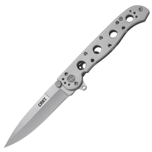 CRKT M16-03SS Carson, 3.54" Spear Blade, Stainless Steel Handle