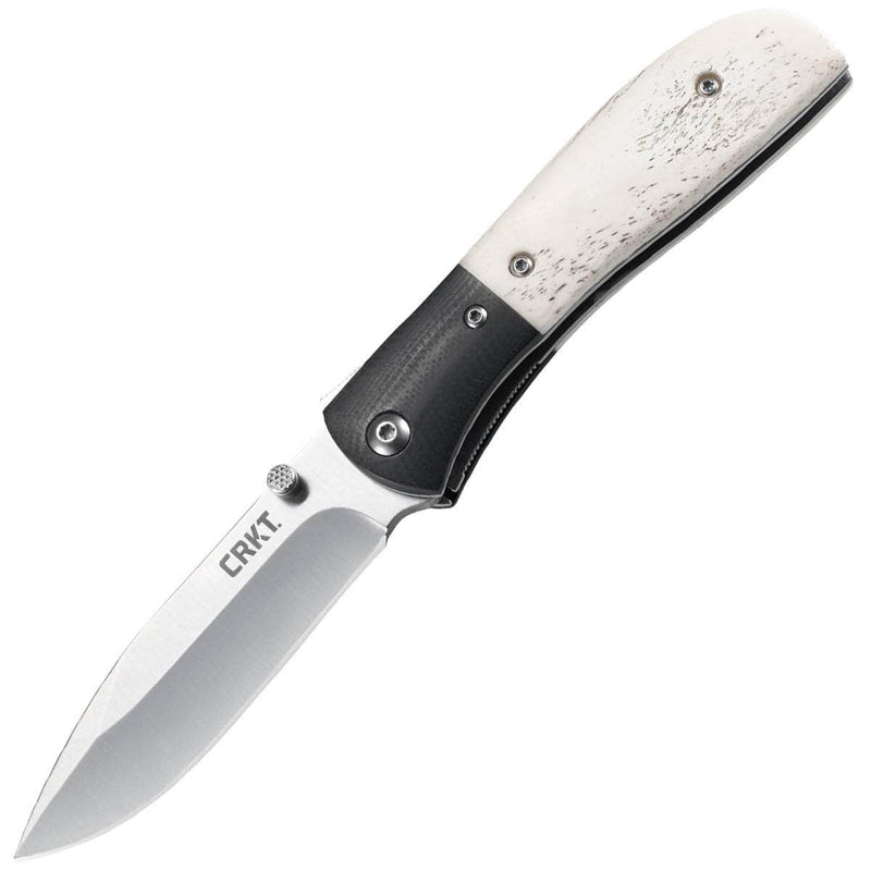 CRKT M4-02 Carson, 3.25" Assisted Blade, G10 and White Bone Handle