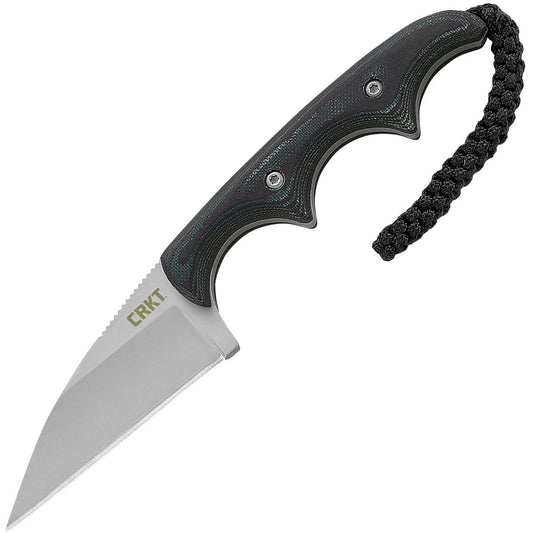 CRKT Folts Minimalist Wharncliffe, Micarta Handle, Neck Knife