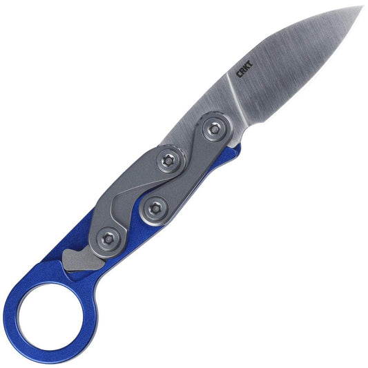 CRKT Provoke EDC, 2.56" Kinematic D2 Blade, Blue Aluminum Handle - 4050