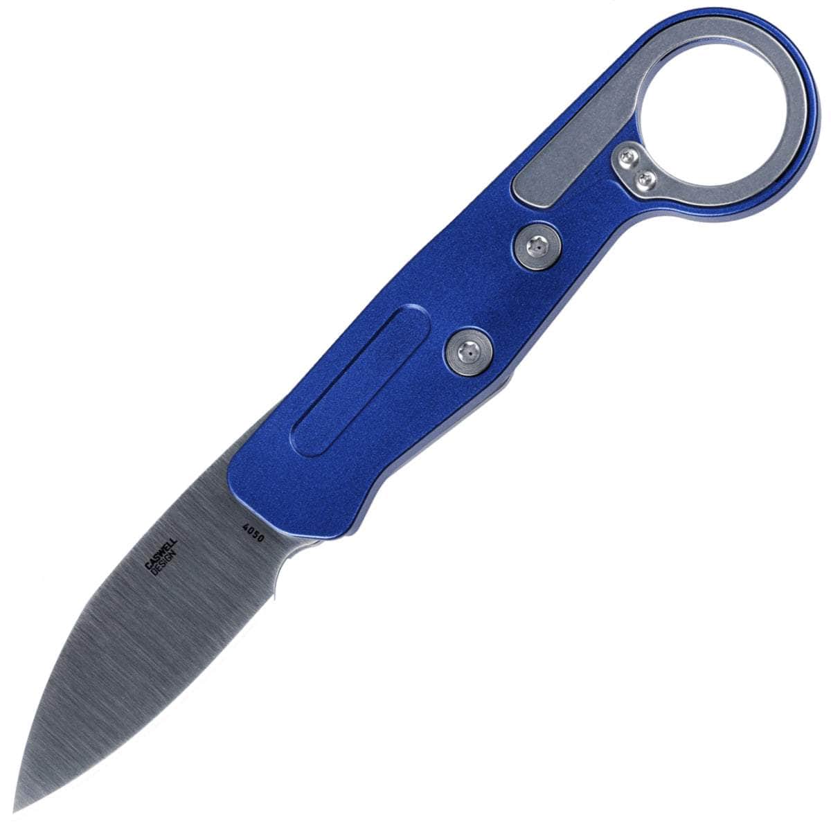 CRKT Provoke EDC, 2.56" Kinematic D2 Blade, Blue Aluminum Handle - 4050