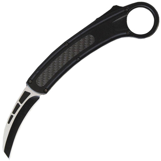 Delta Force Reverse Grip Karambit Carbon Fiber Karambit - DFKARRCF