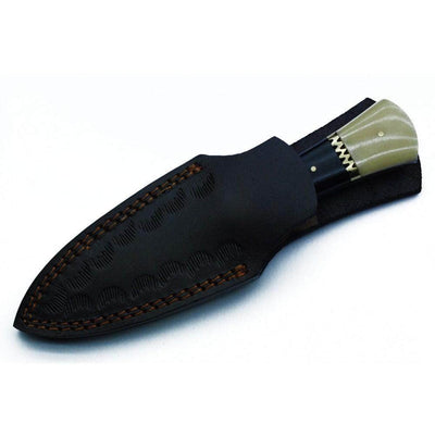 Buck N Bear BucknBear Custom Handmade Boot Hunter Dagger Knife (Micarta)