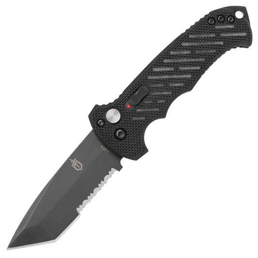 Gerber 06 Auto, 3.8" Tanto Serrated Blade, G10 Handle - 30-000193