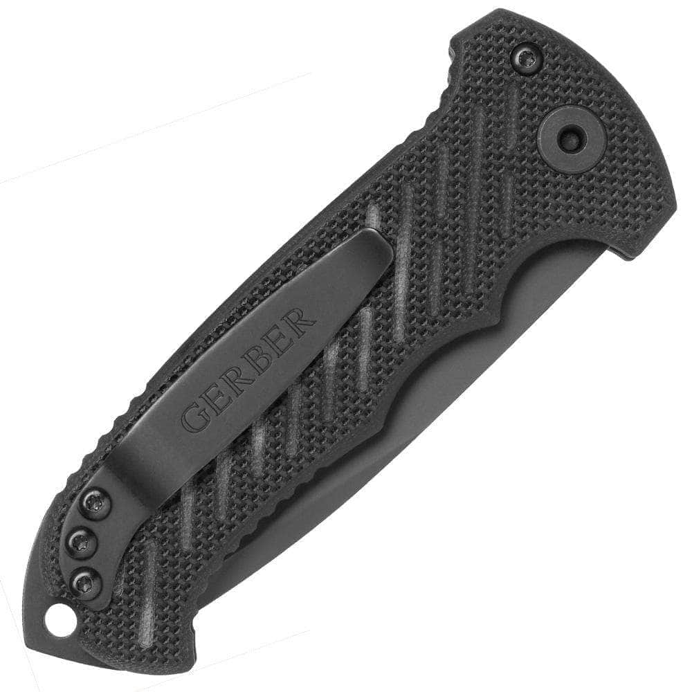 Gerber 06 Auto, 3.8" Tanto Serrated Blade, G10 Handle - 30-000193