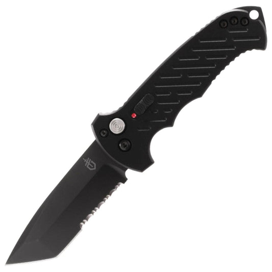 Gerber 06 Auto, 3.8" Serrated Tanto S30V Blade, Aluminum Handle - 30-000850