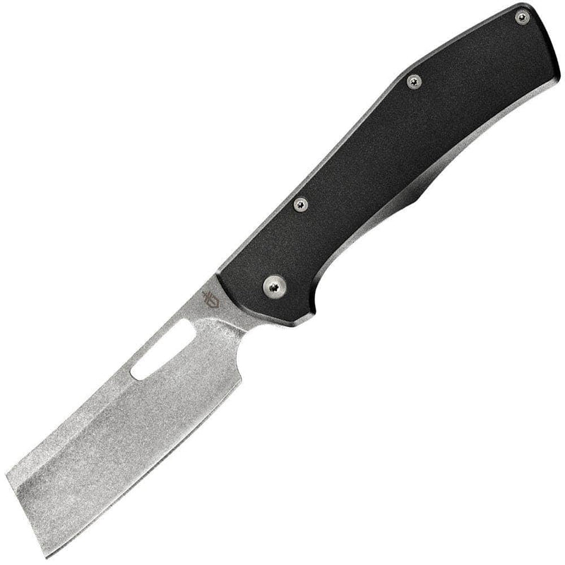 Gerber FlatIron, 3.6" Stonewashed Blade, Grey Aluminum Handle - 30-001494