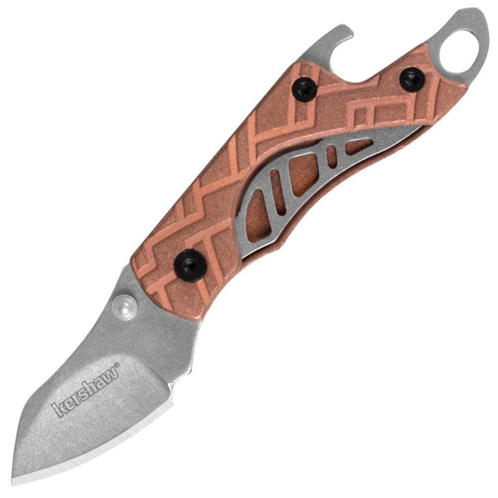 Kershaw Cinder, 1.4" 3Cr13 Steel Blade, Copper Handle - 1025CU