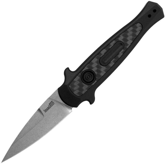 Kershaw Launch 12 Auto, 2.4" 154CM Blade, Black Anodized Handle - 7125