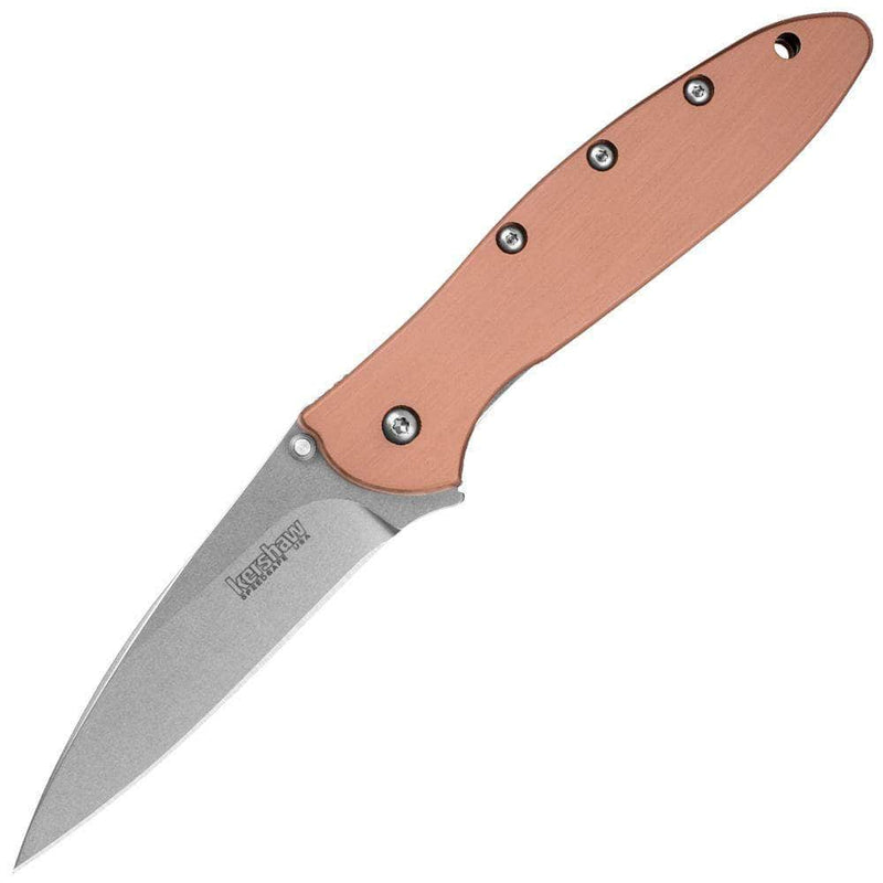 Kershaw Leek Copper, 3" CPM 154 Steel Blade, Copper Handle - 1660CU