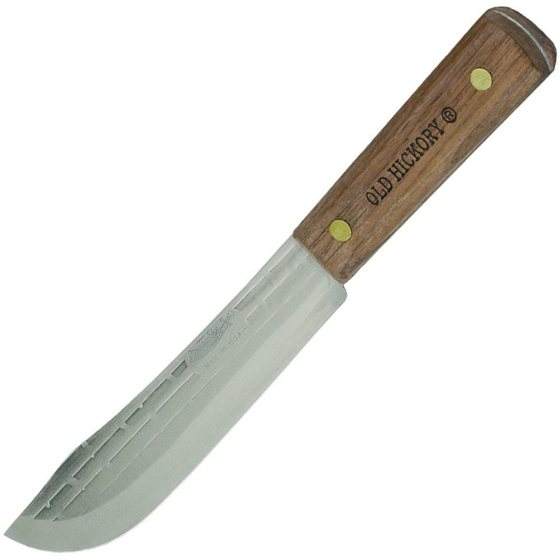 Ontario Old Hickory 7" Butcher Knife with Hardwood Handle - OK7025