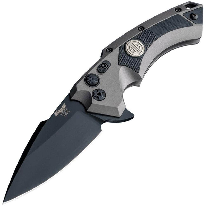 SIG X5 Tactical Flipper, 3.5" Speat Point Blade, Aluminum/G10 Handle - 36572
