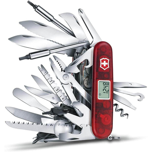 Victorinox Swiss Army SwissChamp XAVT Multi-Tool, 3-1/2" Closed, Gift Box